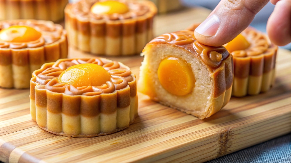 Add the Salted Egg Yolks